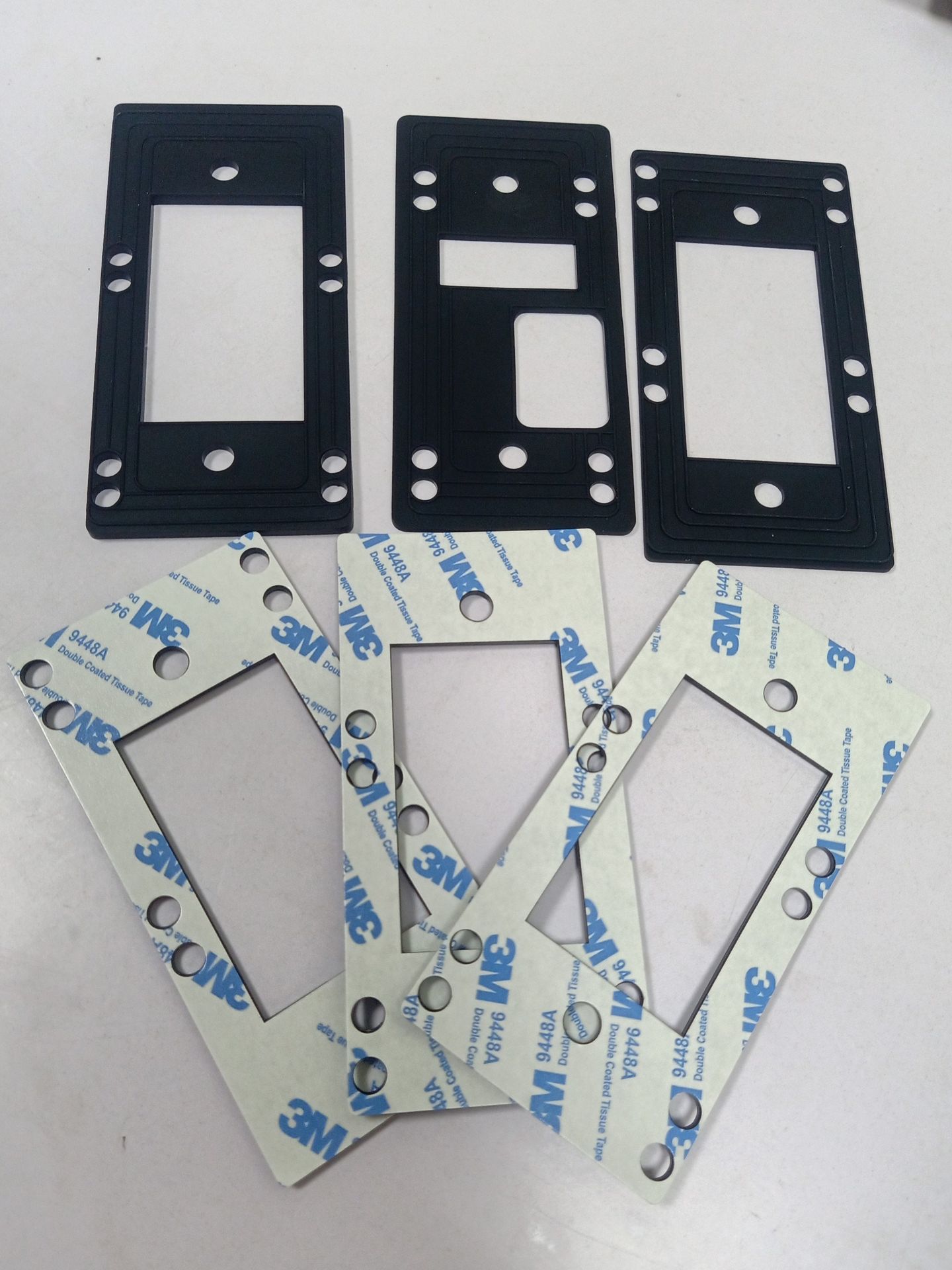 3M double side adhesive waterproof black rubber pad